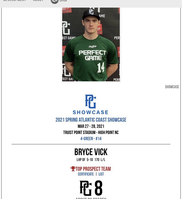 Bryce_Vick8's tweet photo. Thank you @PerfectGameUSA for the amazing event! @JRHS_Baseball @rbasouth @JimmyJackson28 @rmarlin12 @touchemall00 @nmulb @CoachKs2 @RobHuffstetler @Ohio_Baseball @CoachHallock5 @CoachBeaz @ML_Morgan @CoachDubi @HSC_CoachKinne @CoachSwiney12 @Zullrich8 https://t.co/Omx6AzbNsV