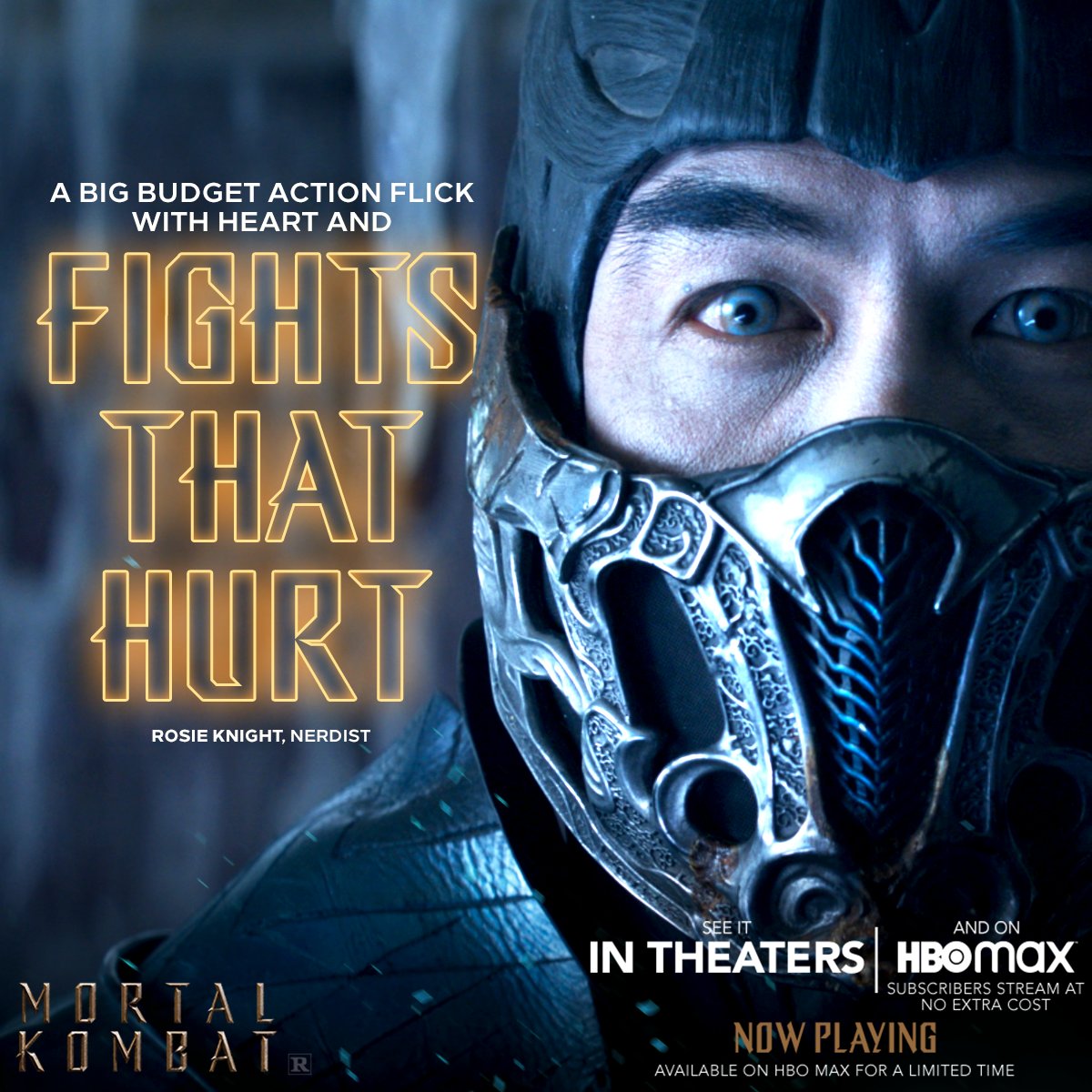 Mortal Kombat Movie on X: On April 16, Mortal Kombat enters the arena.  Coming to theaters and streaming exclusively on HBO Max. #MortalKombatMovie   / X