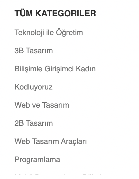 AkinOzcan85's tweet image. Birkaç ay önce fotoğraf, video, web tasarım, programlama, dijital pazarlama ve bunlar dışında birçok alanda ücretsiz eğitimlerin olduğu bir link paylaşmıştım. Tekrar paylaşayım. Tüm kategorileri görsellerde görebilirsiniz.
Link: bilgeis.net/tr/courses/cat…