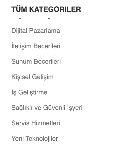 AkinOzcan85's tweet image. Birkaç ay önce fotoğraf, video, web tasarım, programlama, dijital pazarlama ve bunlar dışında birçok alanda ücretsiz eğitimlerin olduğu bir link paylaşmıştım. Tekrar paylaşayım. Tüm kategorileri görsellerde görebilirsiniz.
Link: bilgeis.net/tr/courses/cat…