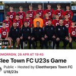 Photo by Clee Town FC U18s (2nd Years) (@CleePathway)