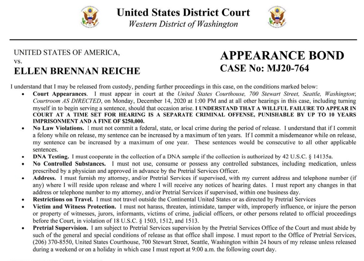 Samantha Brooks and Ellen Reiche, both charged under ACTUAL terrorism statues for allegedly attemempting to derail trains carrying hazardous materials with shunting devices.Both are free on bail