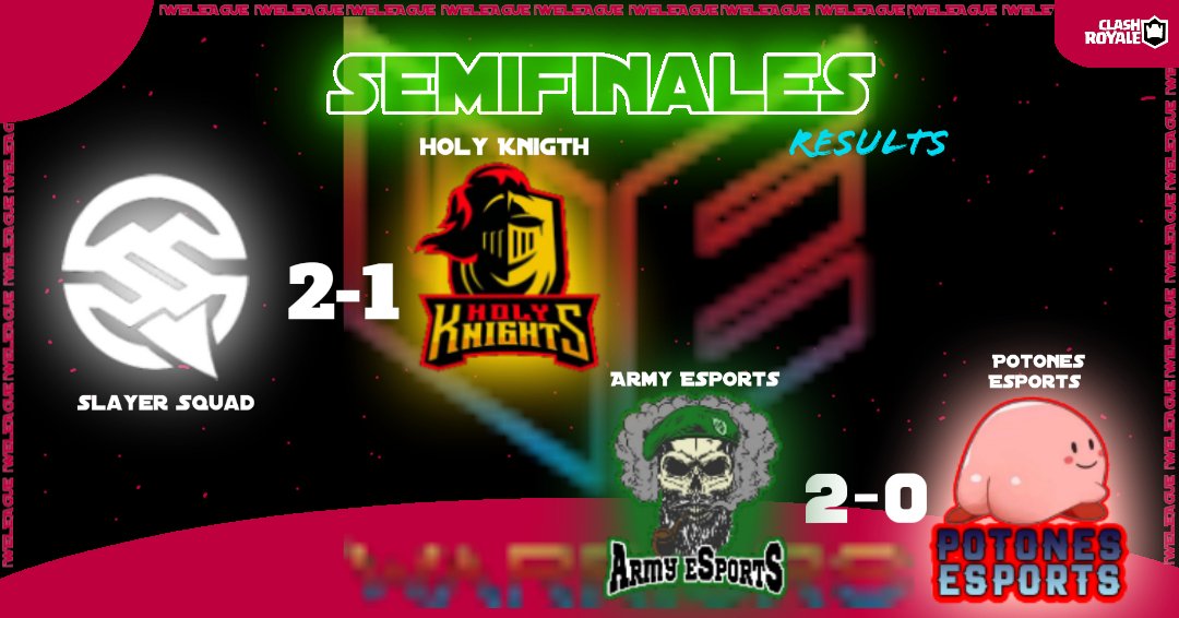 #Tenemosfinalistas🔥

<a href="/SLAYERSQUADD/">changing headquarters</a> y <a href="/EsportsPotones/">Potones Esports</a> son nuestros finalistas tras vencer a sus respectivos rivales en las semifinales. Quien sera el nuevo campeón?...