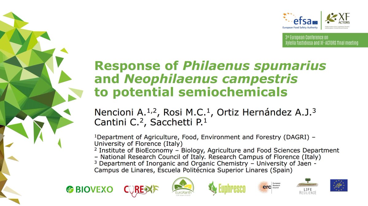 Plants_EFSA's tweet photo. 🔬#xylella21posters 🧫
Do #VolatileCompounds play a role as semiochemicals in #spittlebugs vectoring #Xylella❓
If so, how to assess which one❓
Reach the poster here▶️https://t.co/jHKi5Y544g
Y-tube #olfactometer #bioassays
#InsectBodyExtracts https://t.co/3LAyYtg4wn