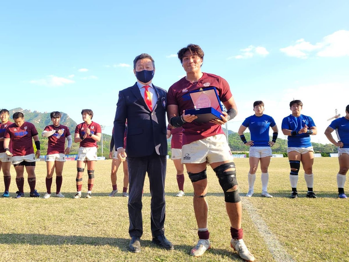 Congrats to Kyunghee University 2021 🇰🇷 Spring University League Champions 🏆

#한국럭비 #럭비 #대학교 #경희대 #고려대 #연세대 #단국대 #KoreaRugby #AsiaRugby #UniversityRugby