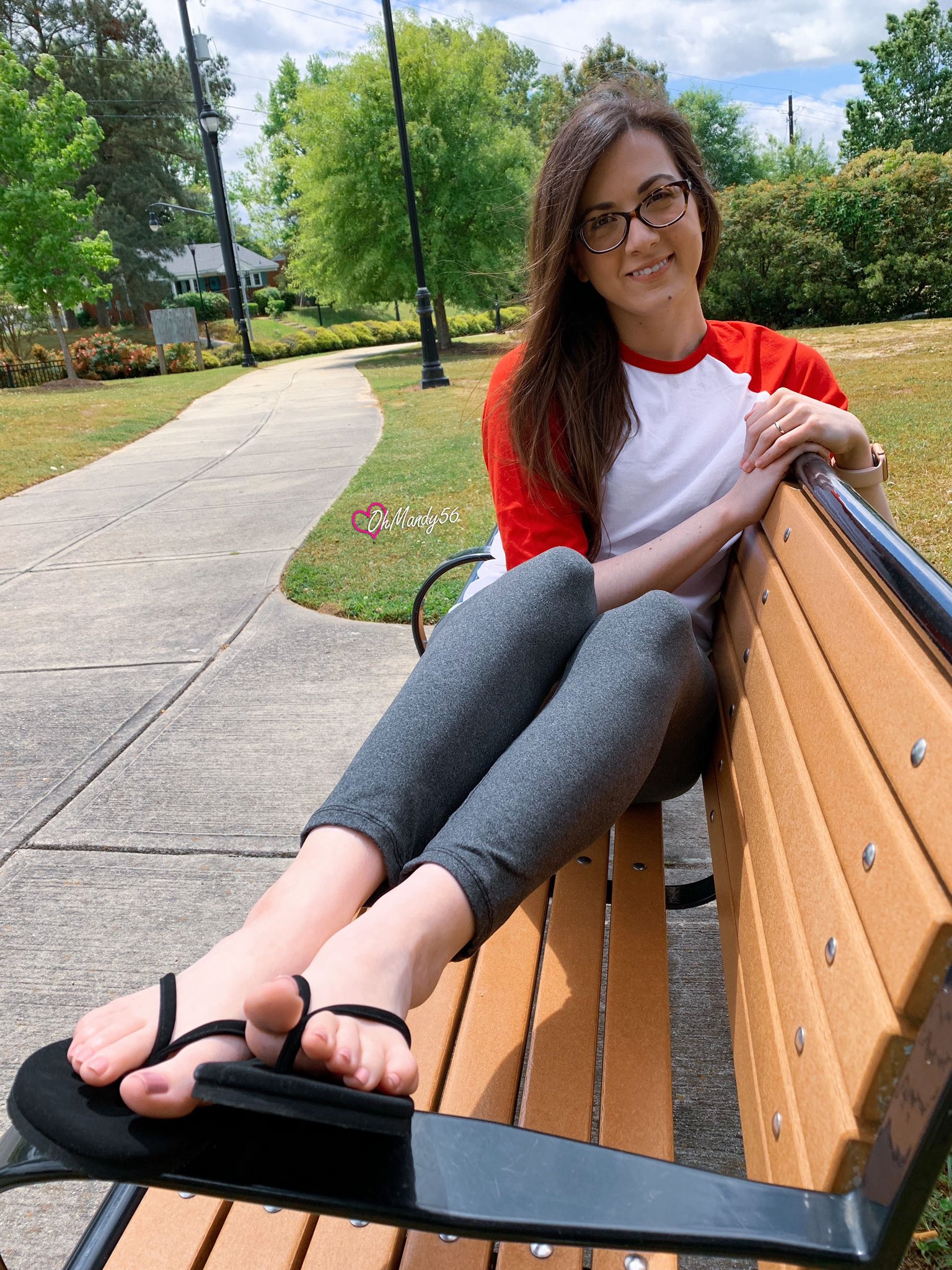 Mandy on X: Wanna see more of these flip flops? 🖤👣 #sandals #prettyfeet   / X