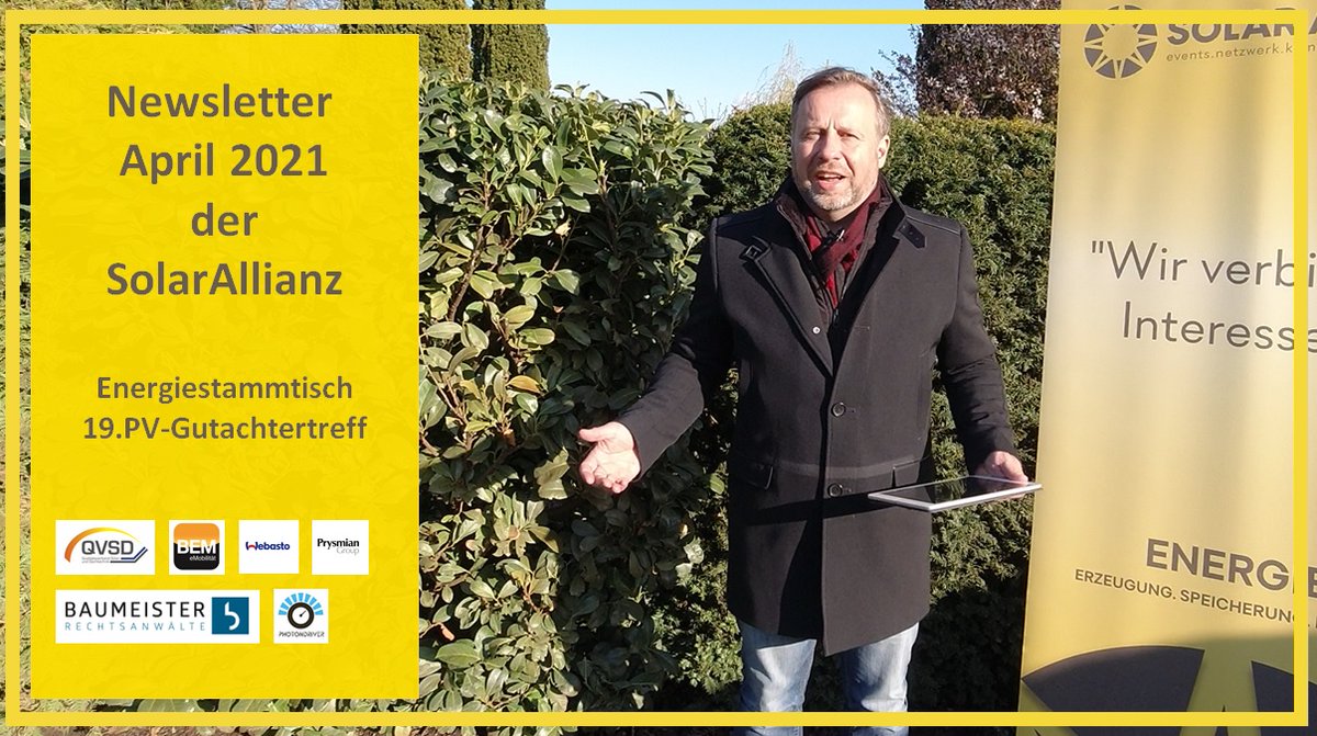 Newsletter der SolarAllianz April 2021

youtu.be/Ipl_BMKVQuc 

#solarallianz #photondriver