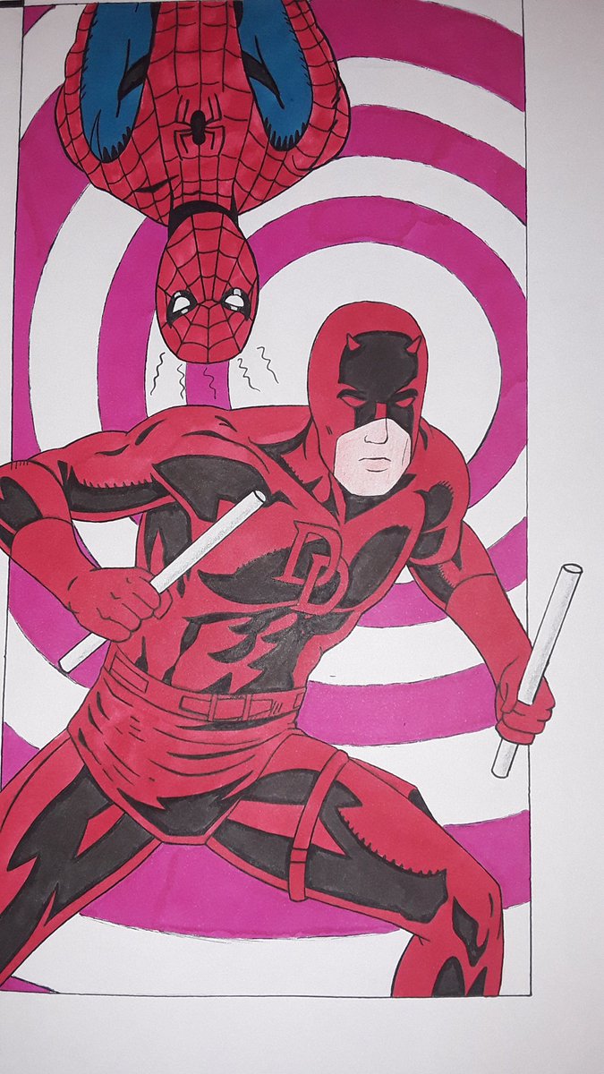 RT @codeofcomics: Spider-Man and Daredevil 

Likes and RTs are appreciated! https://t.co/8Jy1vx8cBa