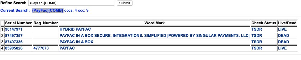 8/ That's because Vantiv actually owns the trademark to the term "PayFac" and could look to force Stripe to remove it from their Website if they chose to do so.