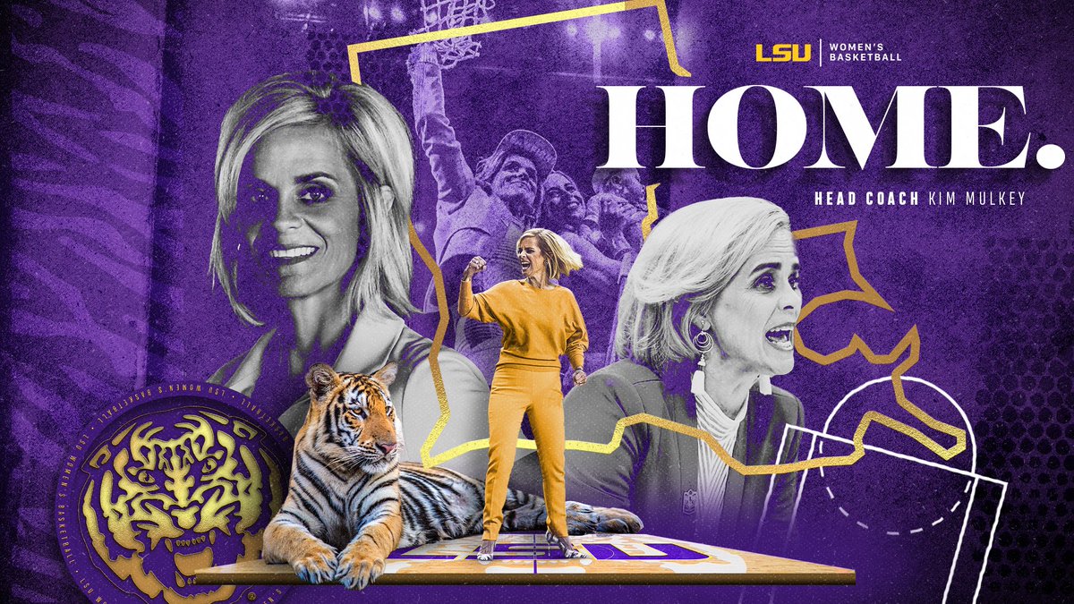 Kim Mulkey is Home. 

The national champion and Hall of Famer has been named the head coach of the Fighting Tigers! 

🔗 lsul.su/330pF2J