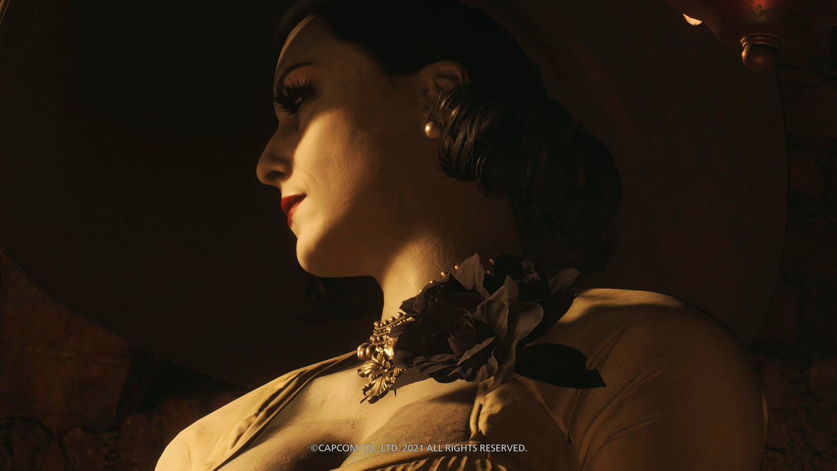 BS_artsss's tweet image. Found the most important part of the RE Castle demo🙏She's so perfect.