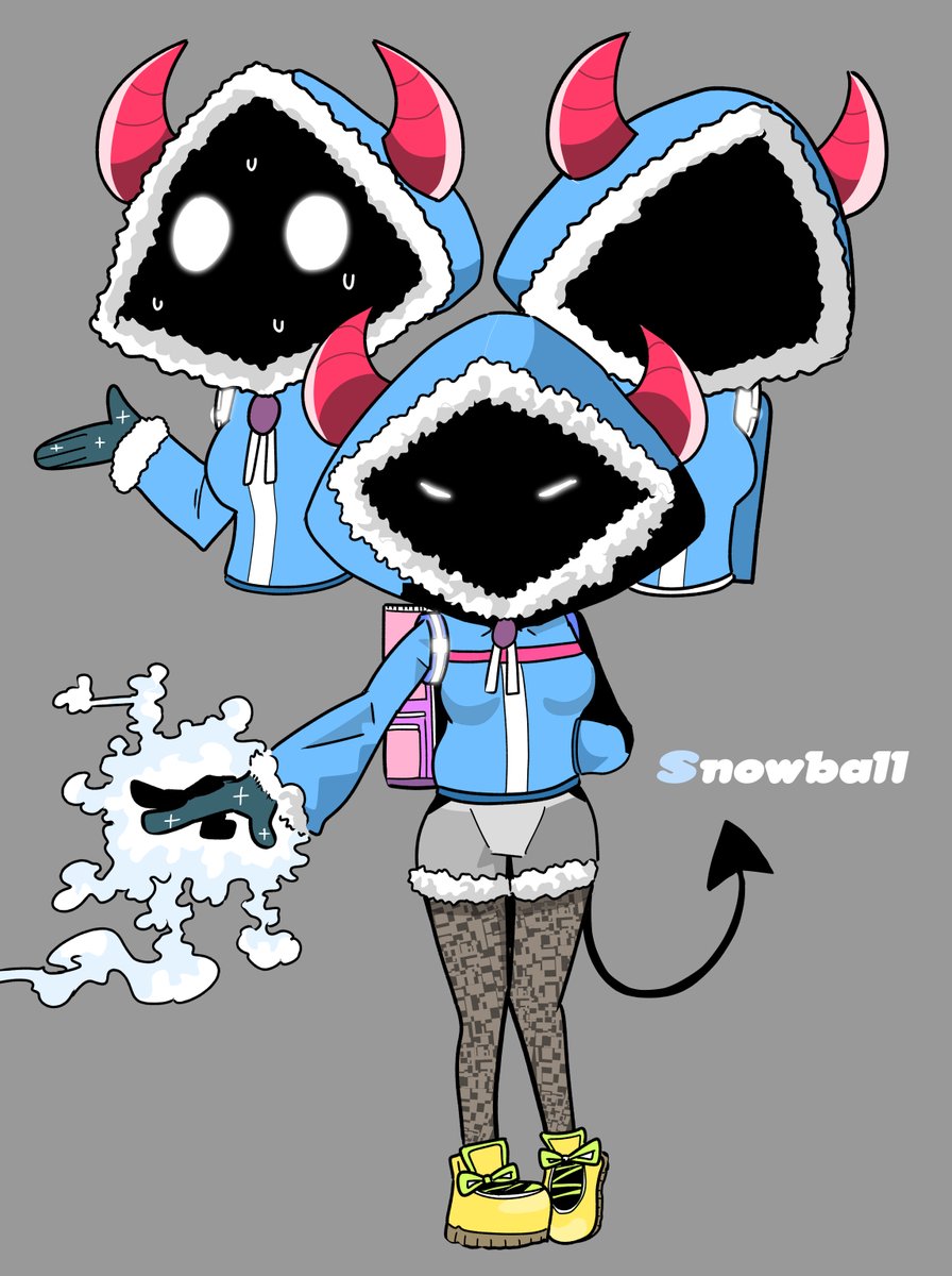 「「スノーボール」 original Villan "Snowball" 」|電気ウサギ⚡🐰のイラスト