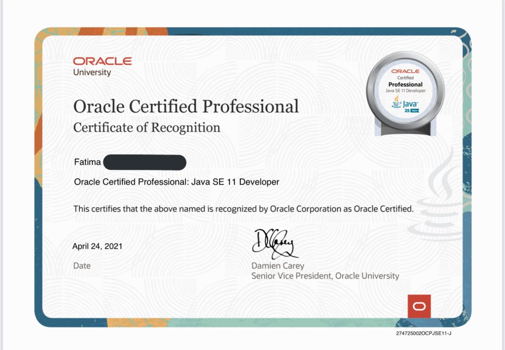 fa_maq's tweet image. I did it🤩❤️❤️❤️❤️❤️ @Oracle @Oracle_Edu #LearnOracle