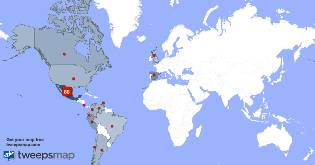 BrandCreativa's tweet photo. Mis seguidores viven en México(81%),España(6%),Perú(3%) y más https://t.co/00um7HpqGf https://t.co/Qo219Y4pPR