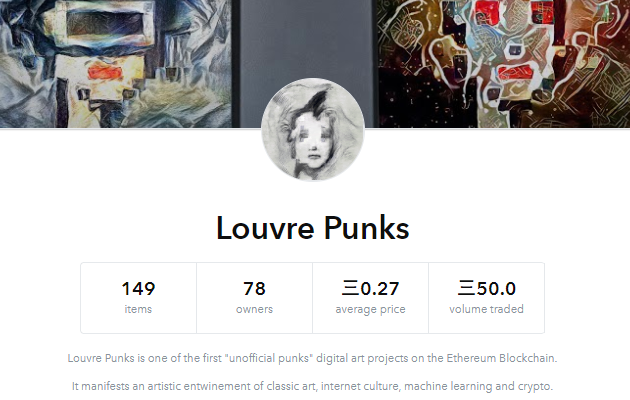 LouvrePunks's tweet photo. @LouvrePunks have just reached Ξ50 total volume! 

That means we're giving away Louvre Punk #136!

The winner will be chosen at random among our Discord Members tomorrow 3PM EST.

RT and join to participate: https://t.co/SR6CsidND7

#nftgiveaway #NFT #cryptoart #nftcollector https://t.co/2DAi98Jtgx
