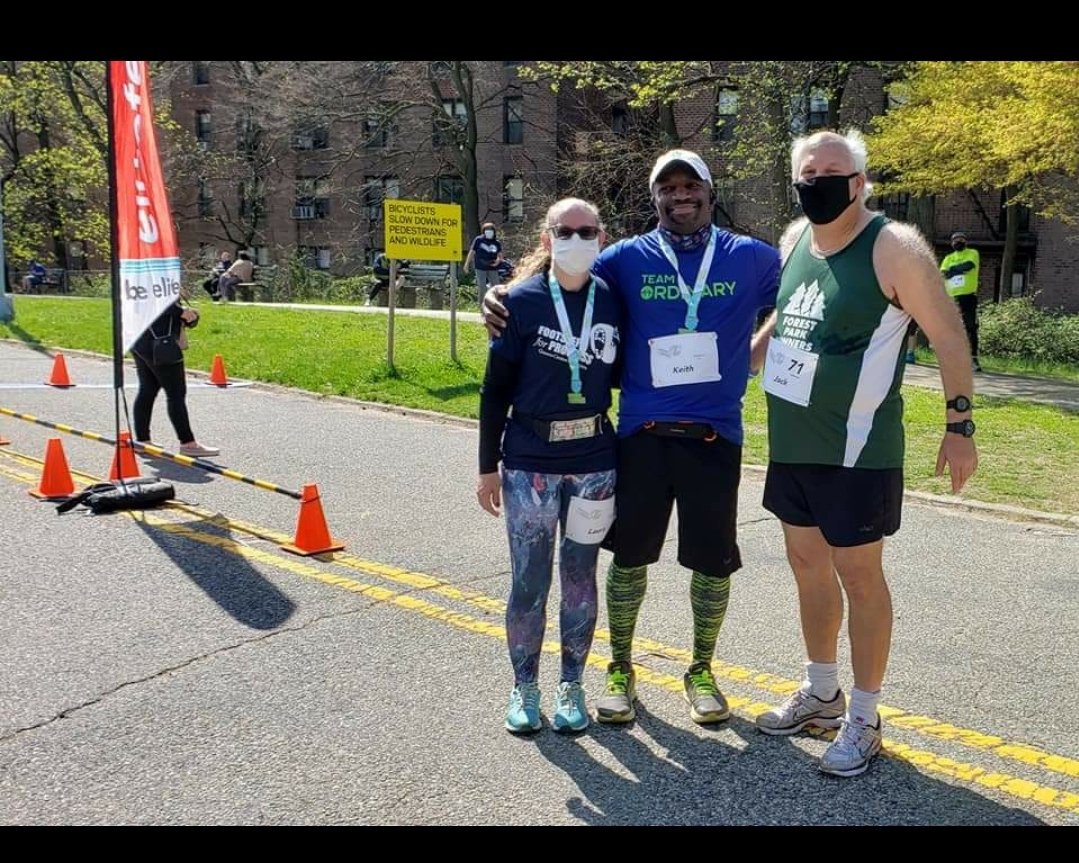 bushwickrunner's tweet photo. @therunchat @AfterShokz Yesterday race.   Definitely great to run with my friends again.   #RunChatPics #runchat https://t.co/YBUzb6ImaN