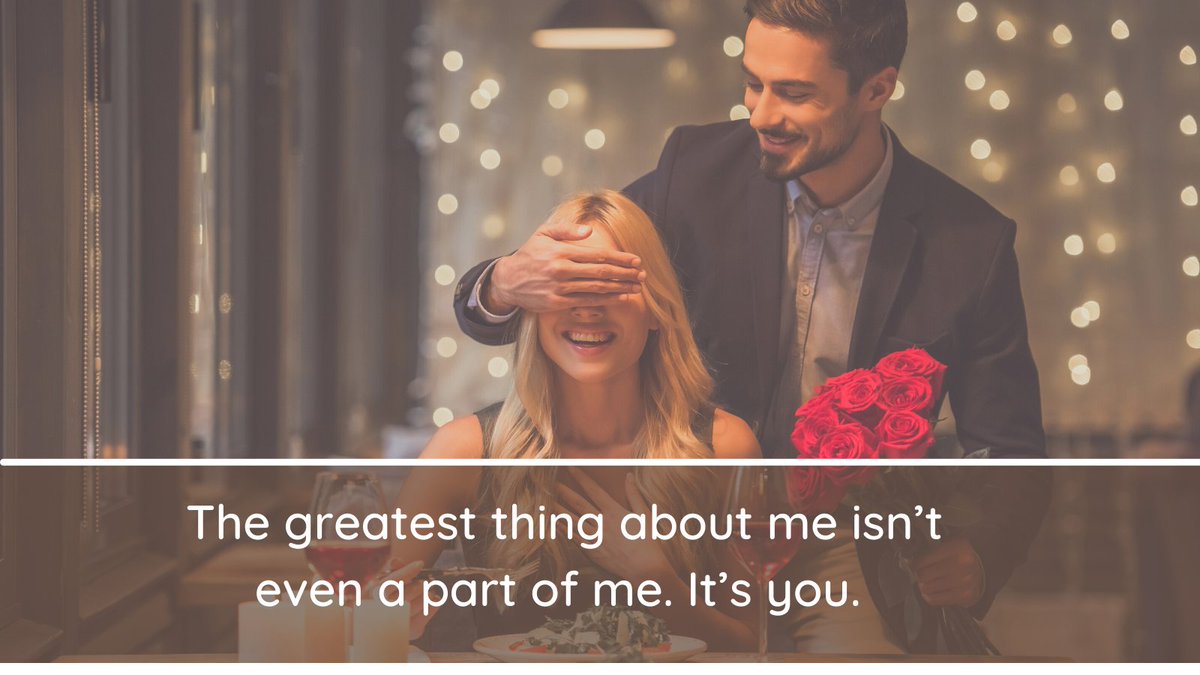favdatingcoach's tweet photo. The greatest thing about me isnโt even a part of me. Itโs you.
#relationship #relationshipgoals #couple #couplegoals #lovequotes #quotes #relationshipquotes #romance #love #life #happy #smile #dating #datingquote #datinglife #datingcoach #datingtips #createthelove #goals https://t.co/FLOpJcyZ1B