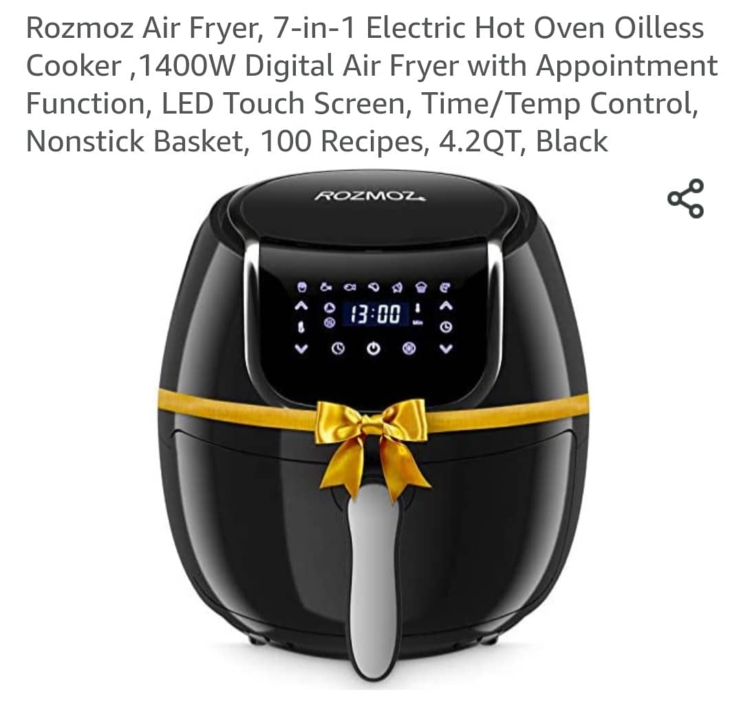 AmazonCode112's tweet image. 🔥40% off with the use of promo code🔥

Promo Code: 40KW91H4

Link to Product on Amazon: amzn.to/3sT2OAt

As an Amazon Associate I earn from qualifying purchases

#Amazon 
#coupons 
#airfryer 
#onsale 
#couponsavings