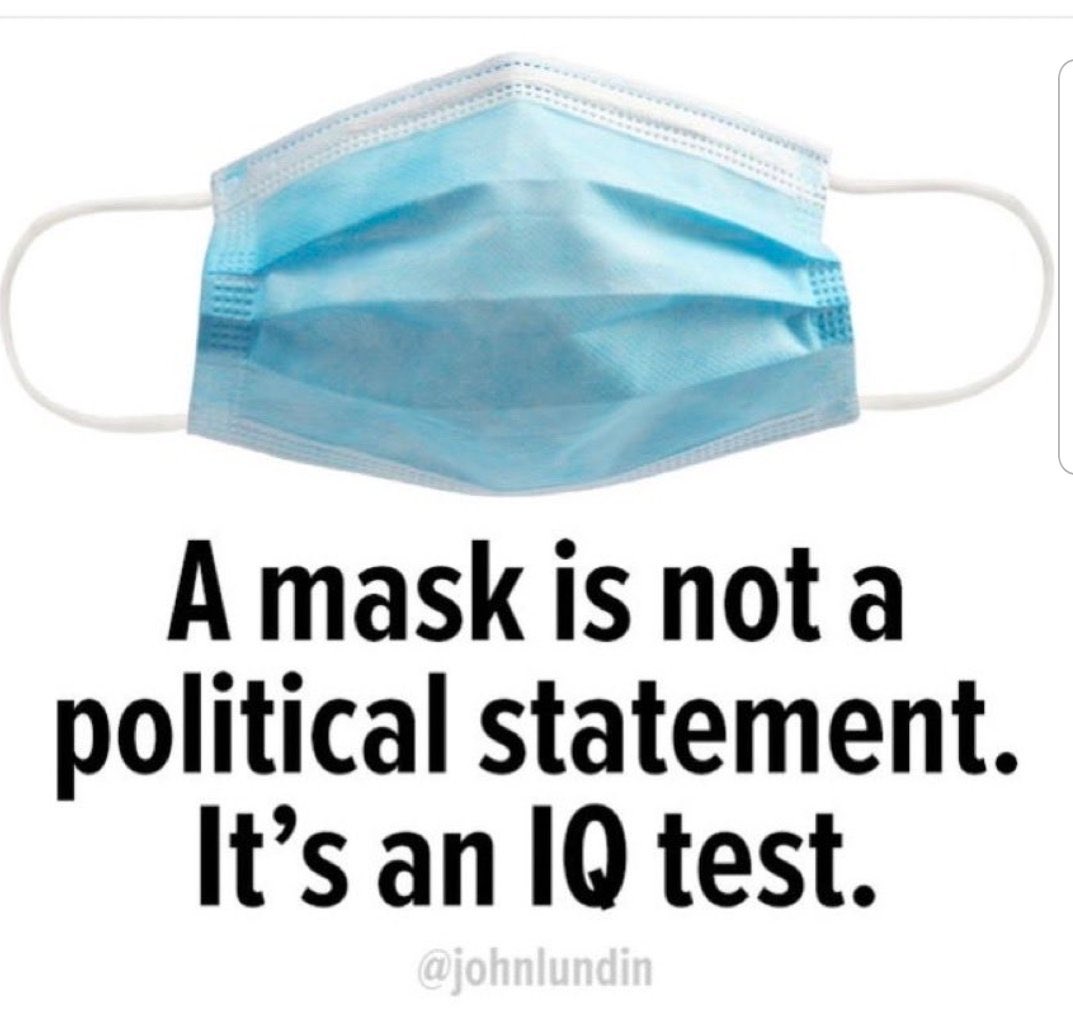 A #Mask is not a #PoliticalStatement it's an #IQtest.
#WearAMask #WearADamnMask #WearAMaskSaveALife 
#LondonProtest #London 
#Covid19 #COVID19India #CovidVaccine #COVIDIOTS