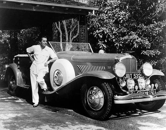 And how about Tyrone Power's 1930 Duesenberg J Torpedo Berline convertible? He actually bought it used.