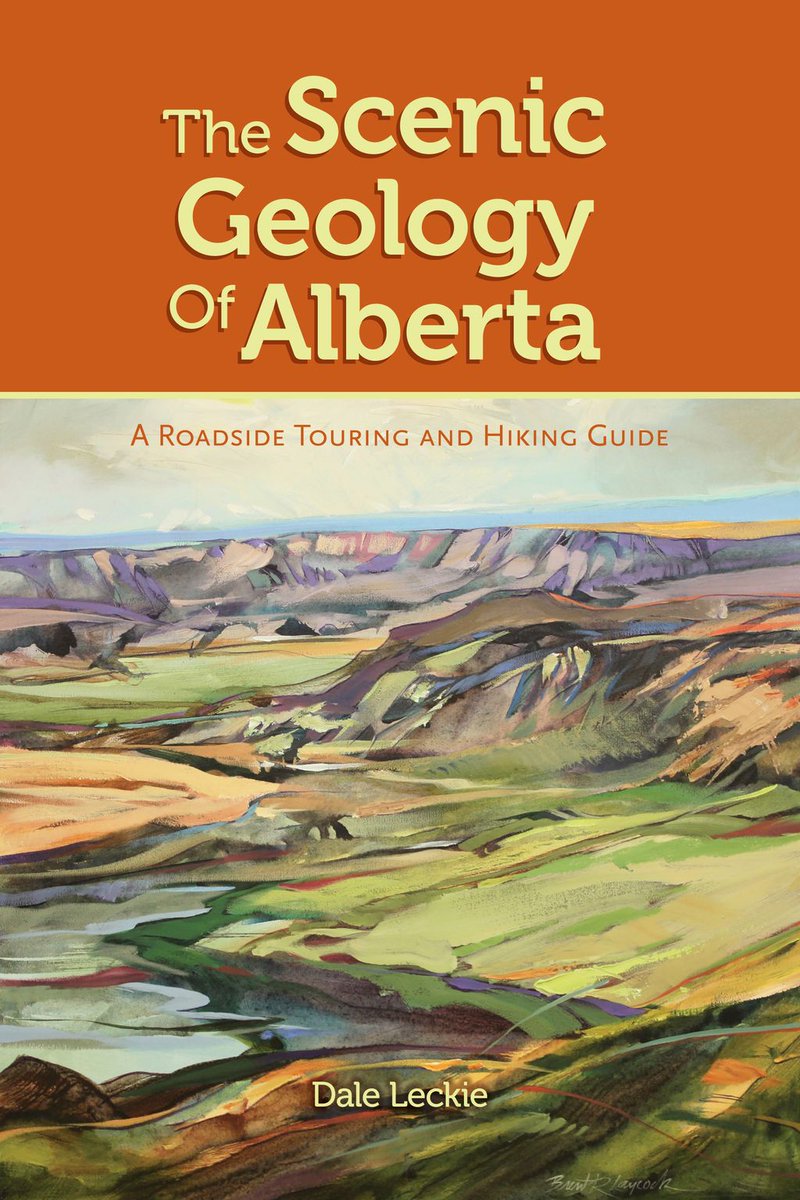 "The Scenic Geology of Alberta, A Roadside Touring and Hiking Guide" is about the landscape, with art and history as well. Landscape artist Brent Laycock put 8 paintings and the cover in my book. brokenpoplars.ca brentlaycock.com