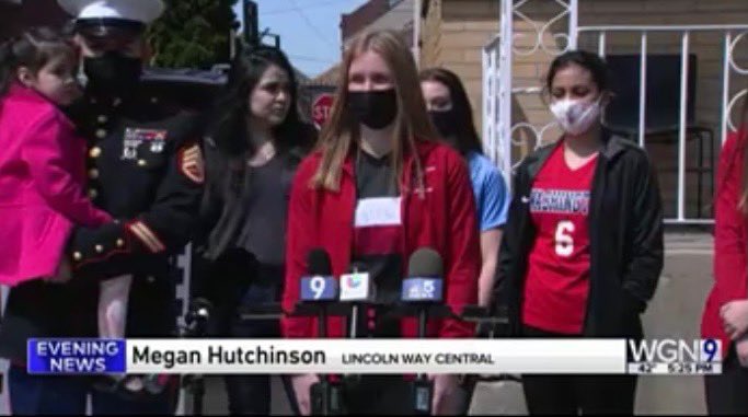 Senior captain Megan Hutchinson also had a few words to say about what this means to her. Great job Hutch!