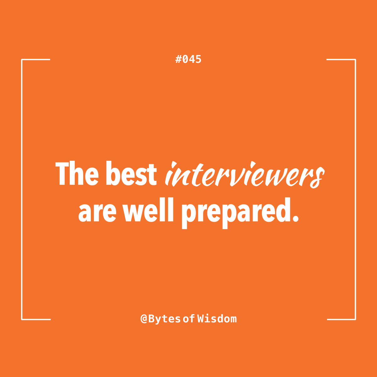 samjarman's tweet photo. The best interviewers are well prepared #BytesOfWisdom https://t.co/ZS5l7130Sn https://t.co/J3d8qzhZx6