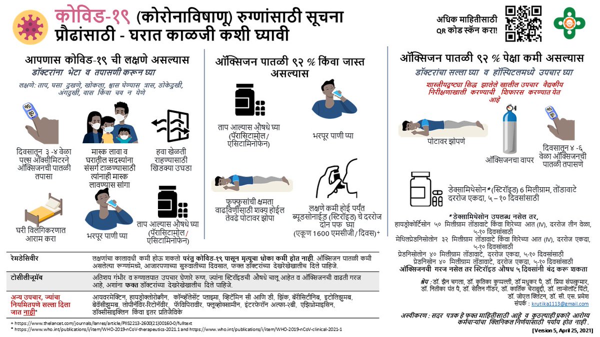 Here is the Marathi version: https://www.indiacovidsos.org/home-care 