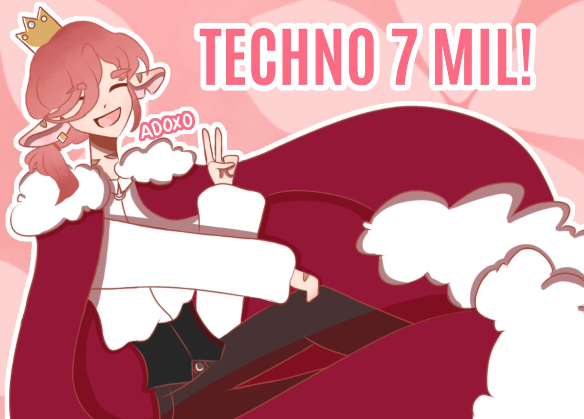 Adoxographi_'s tweet photo. TECHNOBLADE 7 MIL!!
#technofanart #technobladefanart #technoblade #technoblade7mil https://t.co/Q9kQwMUrS9