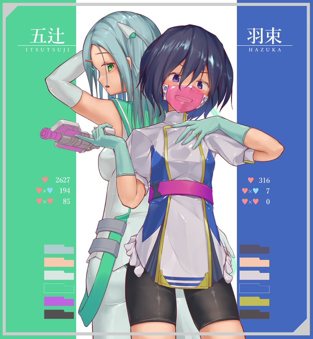 近未来SFワールドの娼館に勤める警備主任の五辻さんとライバル店の羽束さん 