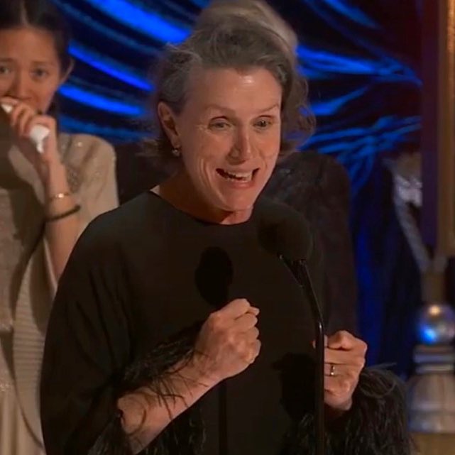 PopCrave's tweet photo. Frances McDormand now ties Daniel Day-Lewis as the actor with the most Oscars for a Leading Role with 3 each.

Only Katherine Hepburn has more with 4. https://t.co/BtOehIHWWx