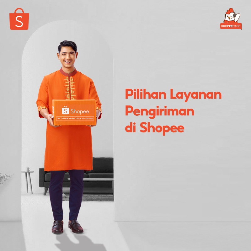 ShopeeCare's tweet photo. Yuhuu Sobat Shopee!✨ Udah familiar kan dengan tampilan baru Opsi Pengiriman di Shopee?🧐 Nah di #InfoMimin kali ini, Mimin jelasin detail lengkap Jasa Kirim tiap Layanan Pengiriman!🤩 Cuss disimak😎 #Shopeecare