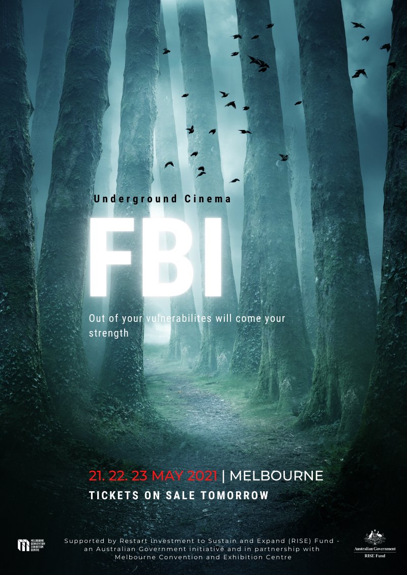 Tickets on sale tomorrow midday! - mailchi.mp/696638d53d1e/d… #undergroundcinema #Melbourne