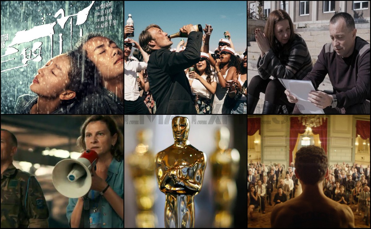 Now, it is time for presenting the  #Oscars   for Best International Feature Film. While  #AnotherRound is a favourite, one can't discount films like  #BetterDays,  #Collective,  #TheManWhoSoldHisSkin and  #QuoVadisAida. They could spring up a surprise And the  #Oscars2021 goes to...