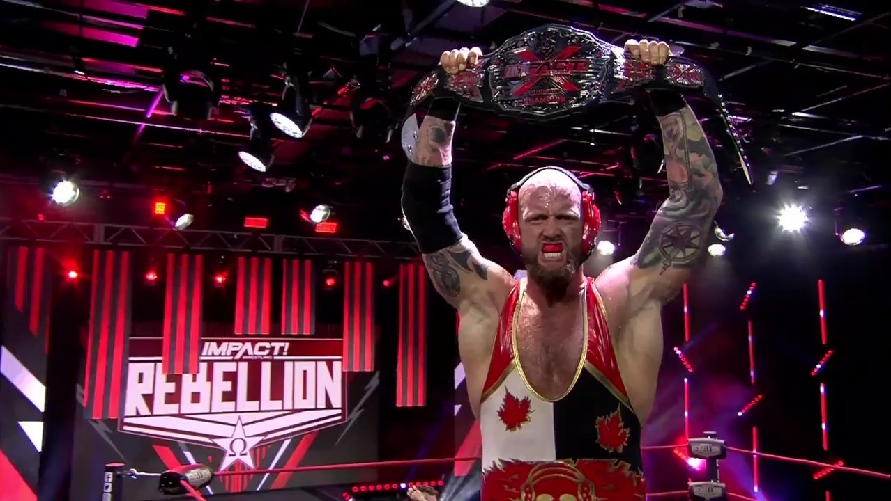 Josh Alexander gana el título X Division de IMPACT Wrestling Rebellion.