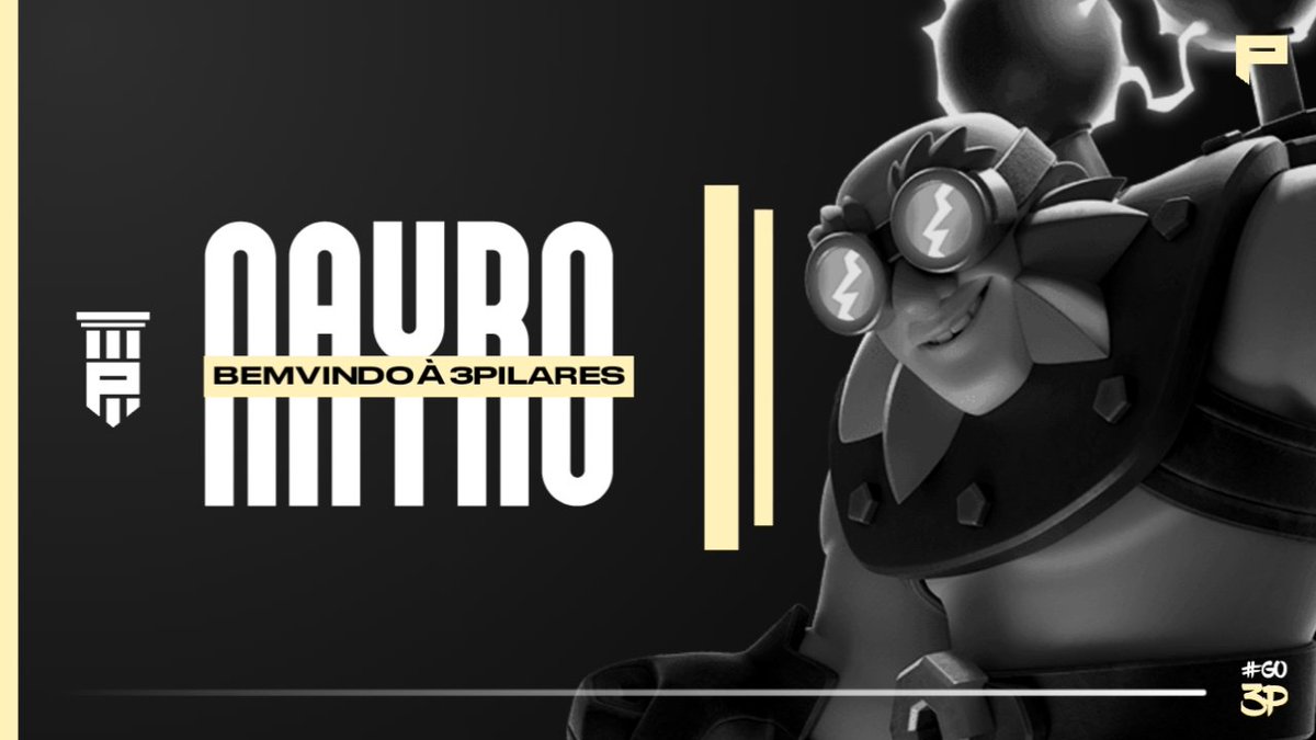 Iremos iniciar a semana com uma novidade na staff 3P ...
Essa parceria já acontecia de forma indireta nos bastidores da equipe mas hoje podemos dizer que é oficial...
Apresentamos nosso novo Manager <a href="/Nayro__/">João</a>  seja bem vindo a fortaleza 3 Pilares..

#Go3P #ClashRoyale #Fortaleza3P