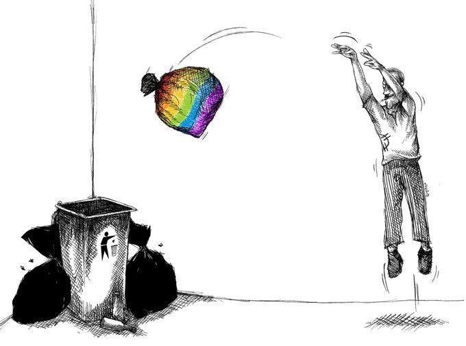 #يوم_المثليات_العالمي اجمعو عبيداة الفلبن والفسويات كذا ورموهم بالزبالة