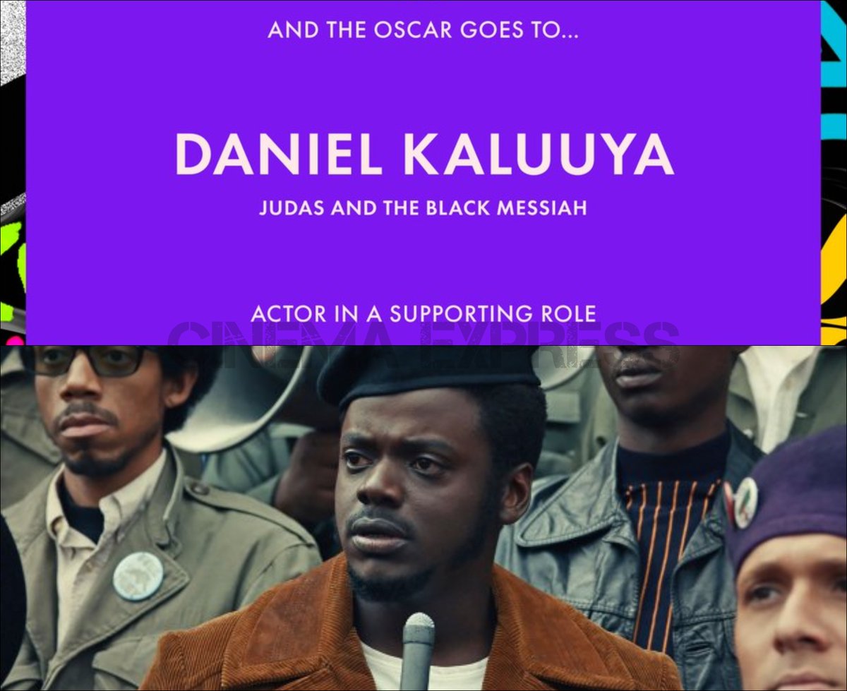 Well, it does! It is the first  #AcademyAward for  #DanielKaluuya. What an achievement for the young actor! The actor wins it for his role as Fred Hampton in  #JudasAndTheBlackMessiah  #Oscars    #Oscars2021  #AcademyAwards2021