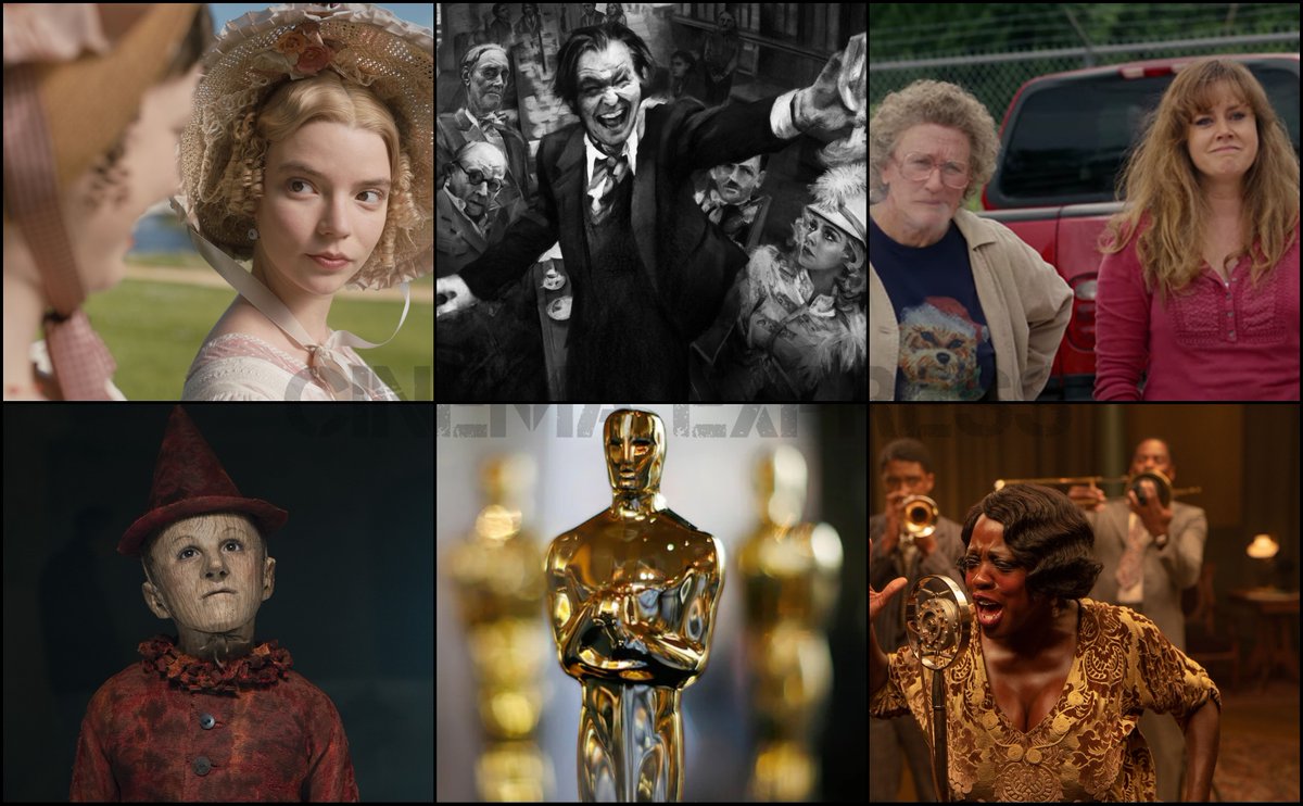 It is time to announce the  #Oscars   for Best Makeup and Hairstyling. There is potential history in the making in this category. Will the award go to  #Emma,  #Mank,  #HillbillyElegy,  #pinocchio or  #MaRaineysBlackBottom?? Such an eclectic mix of nominees! #Oscars    #Oscars2021