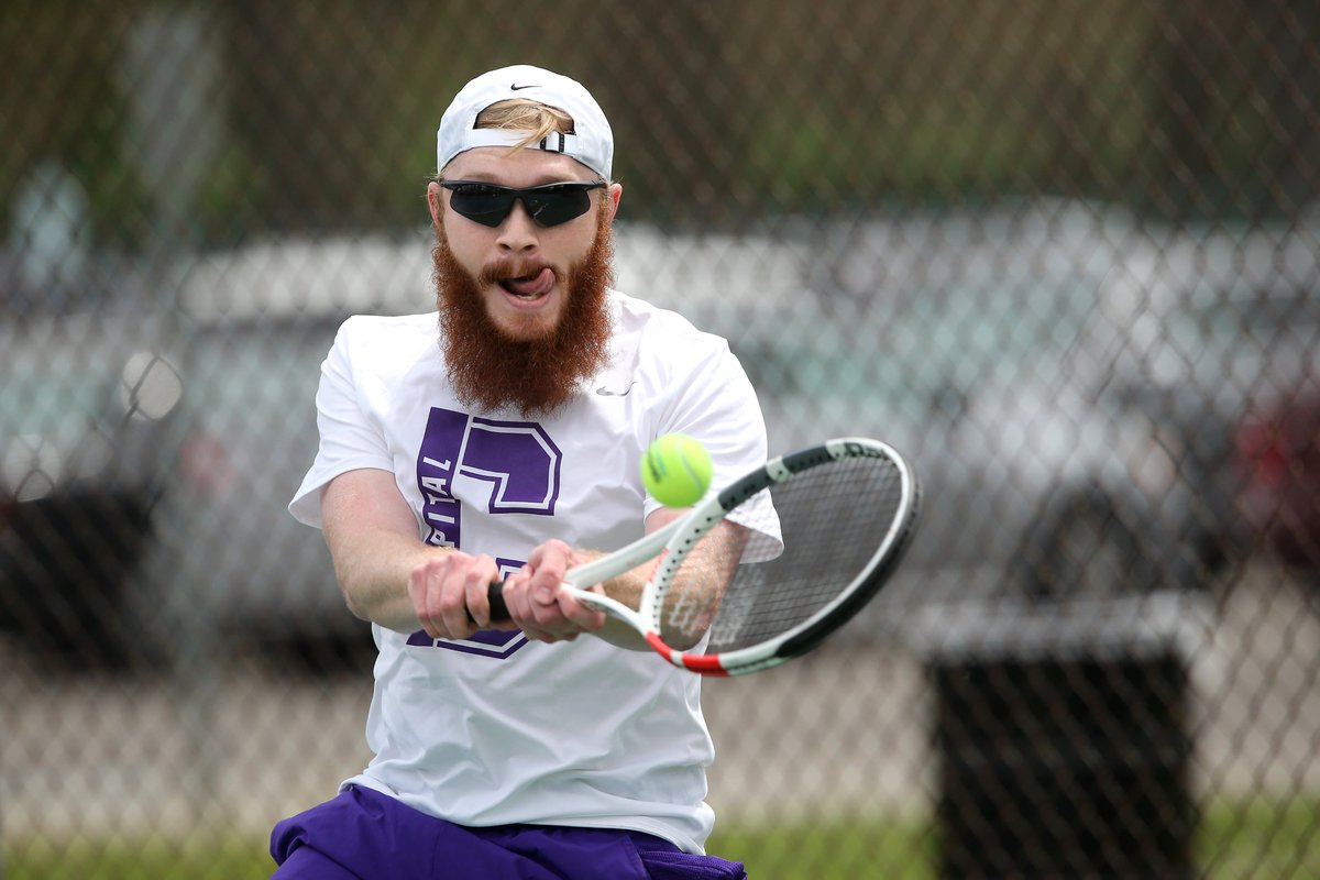 cap_athletics's tweet photo. M🎾: Cap gives its all but fall short against Mount Union, @CapMTennis drops 6-3 decision to Purple Raiders on Senior Day. #capfam #capmten #OAC #d3tennis 

📰 https://t.co/KmArcxi7pM https://t.co/VjLwBY6V4J