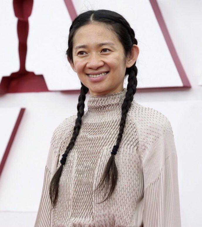 the first asian woman and woman of colour to be nominated and win best director, chloe zhao!!! #Oscars