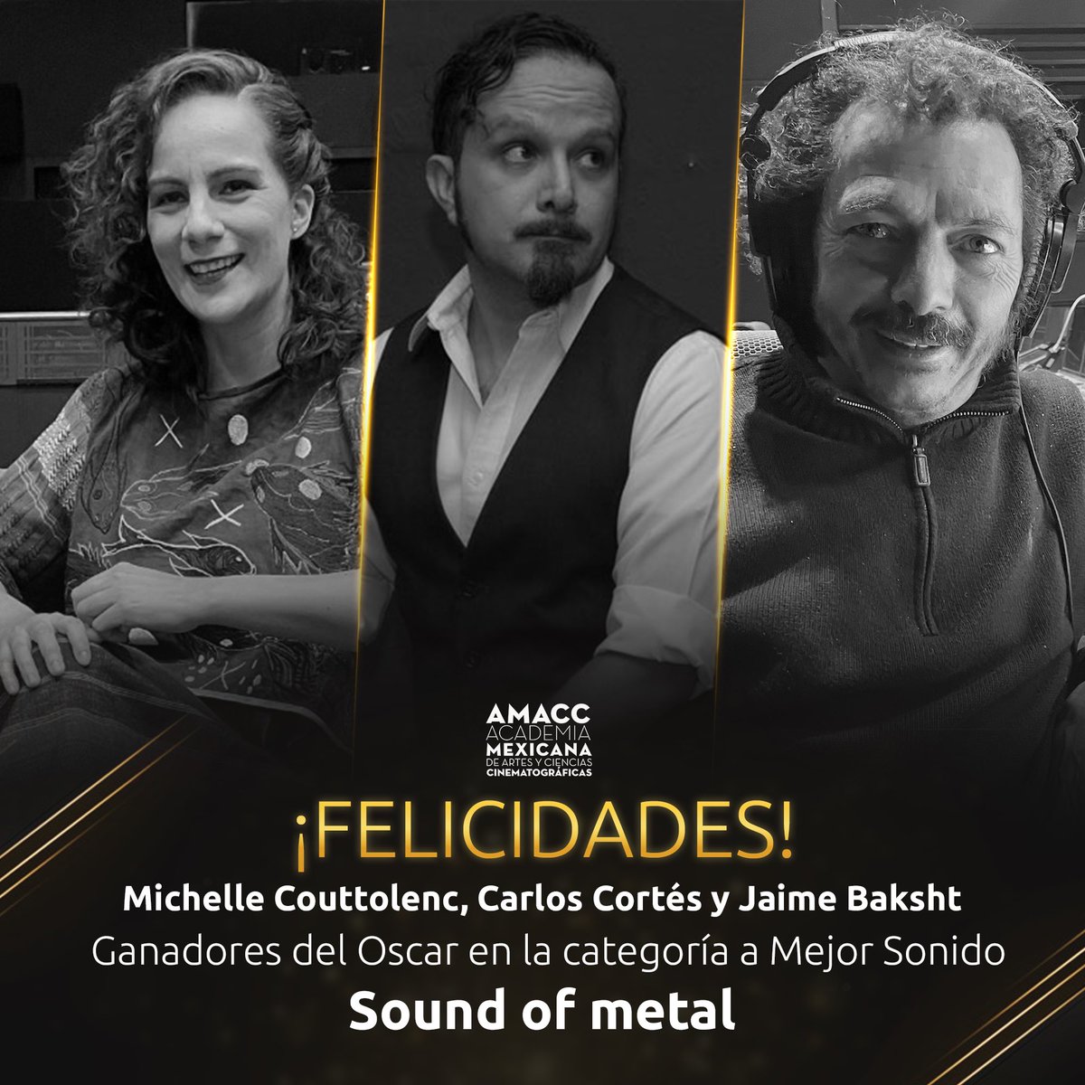 ¡Se escucha fuerte el #SoundOfMexicans en los #Oscars! 🇲🇽
