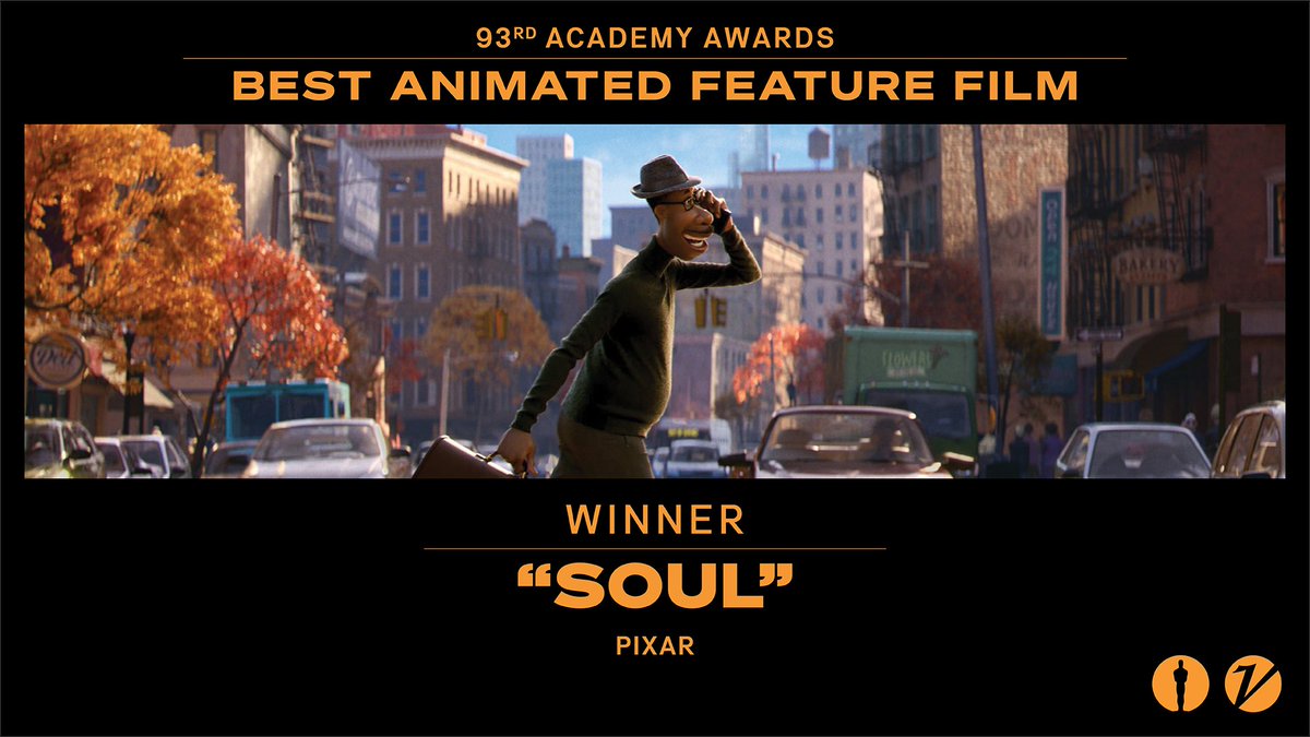 Repost from @oscars.awards.2021 • ANIMATED FEATURE FILM: SOUL @pixarsoul  #soul