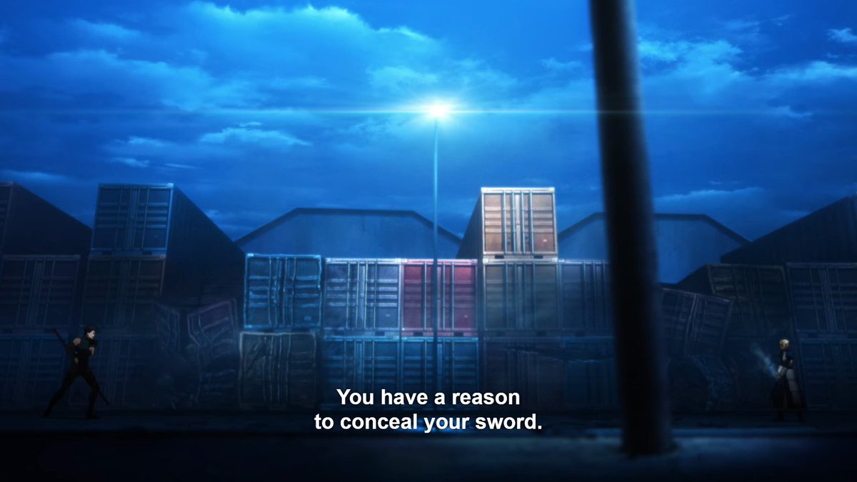 bro she really just fightin with an invisible sword wtf