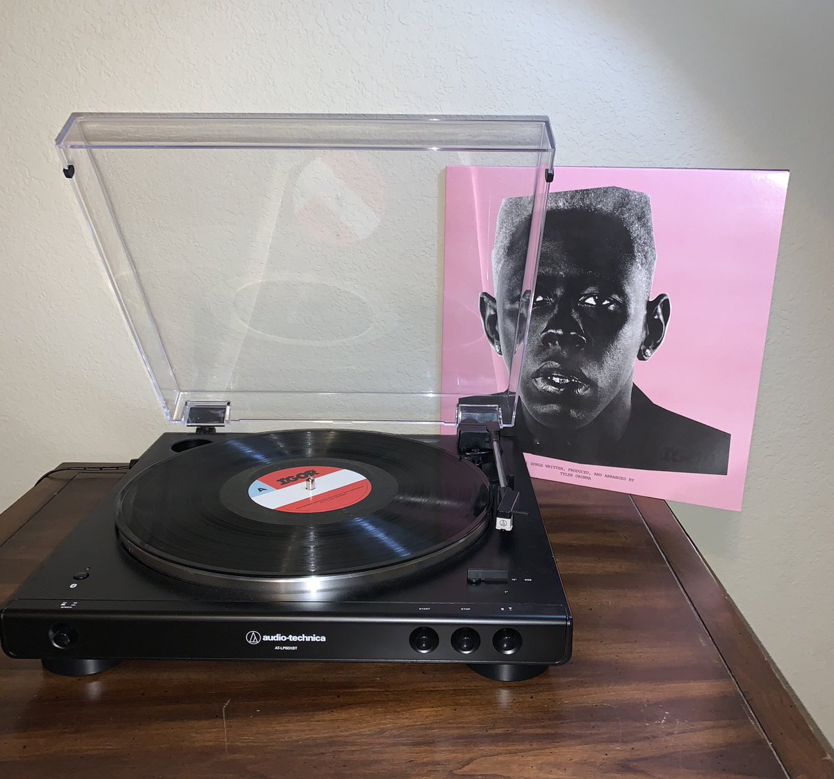 IGOR- Tyler the Creator, includes double sided square poster and an addition vinyl exclusive song
