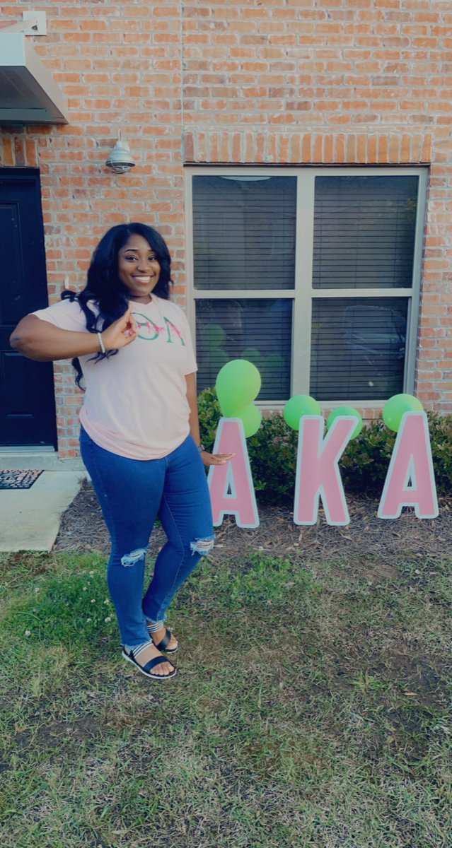 Rheabeaa's tweet image. I’ve dreamt of this moment for a very long time. The wait was worth it. I’m PHINALLY an ALPHA KAPPA ALPHA woman. #Spring21 #ThetaLamda #AKA