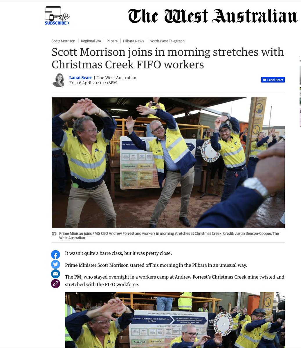 And when you begin to realise how easily a story is created out of nothing at all except a media release, an email or two and a few phone calls, you'll understand how Scott Morrison and his massive staff of media and communications professionals manage to keep him in government.