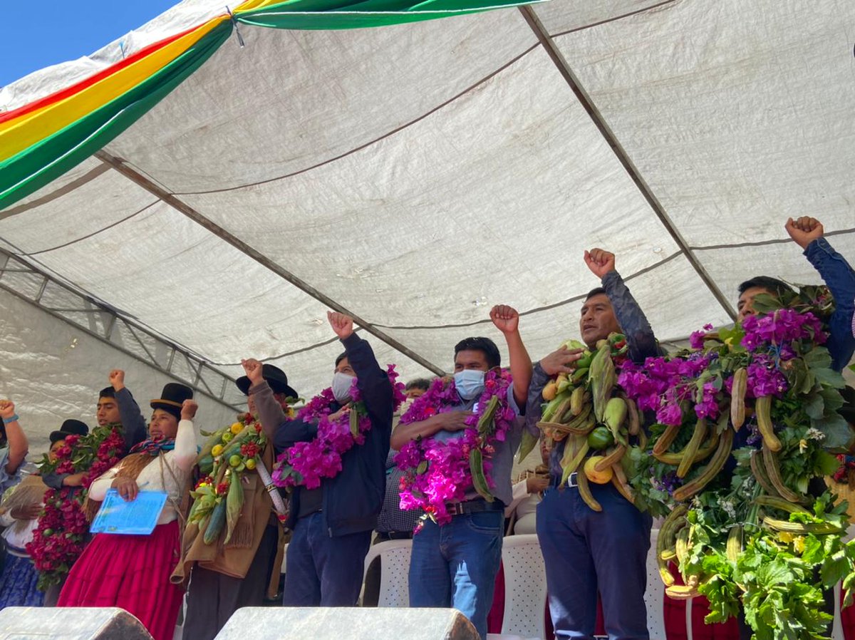 LaramaDavid's tweet photo. Visitamos #Sapahaqui, tierra de nuestra líder indígena Bartolina Sisa. Estamos escuchando al pueblo y trabajando junto a ellos. ¡Jallalla Bolivia! https://t.co/Mj7drAfUPL