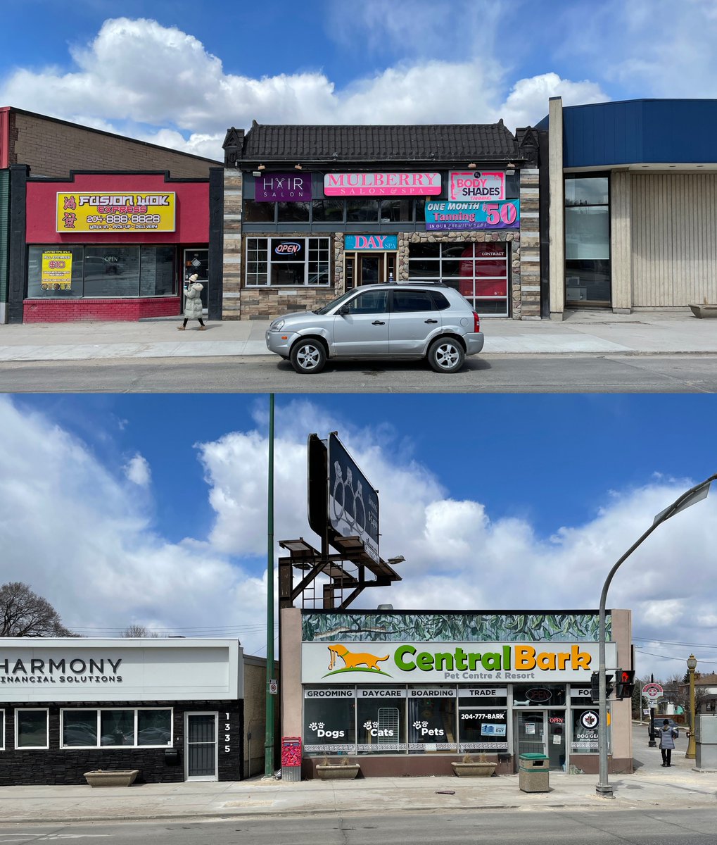 Safeway had an aggressive expansion plan and within two months of the first stores opening, another 9 opened. Six are still standing. 4/14893 Portage1331 Portage1411 Main (the largest original store)129 Marion581 Sargent227 Henderson