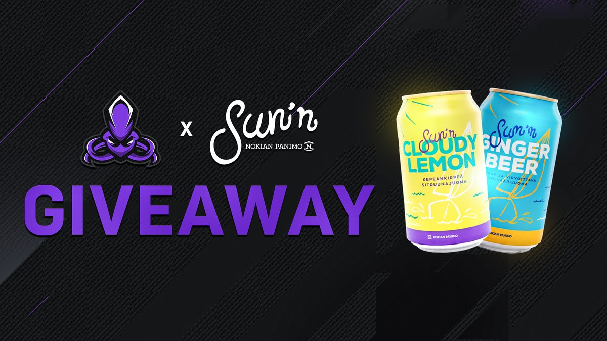 🇫🇮 🎈 VAPPUARVONTA 🎈

Kelpaisiko Sun'n-limsat? 🤤

Näin osallistut:
▪ Seuraa meitä <a href="/ExenEsports/">EXEN</a> 
▪ Uudelleentwiittaa tämä twiitti
▪ Kerro lemppari Sun'n makusi
▪ Tägää ainakin 1 kaveri

Arvonta päättyy 30.4. 23:59

Säännöt
➡exen.fi/kilpailun-saan…

#esportsfi #NokianPanimo